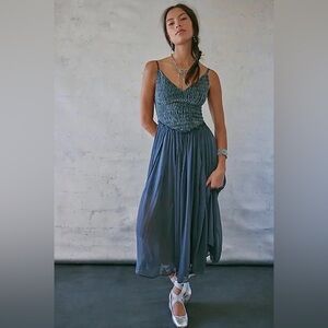 NWOT Free People Arabesque Maxi Dress